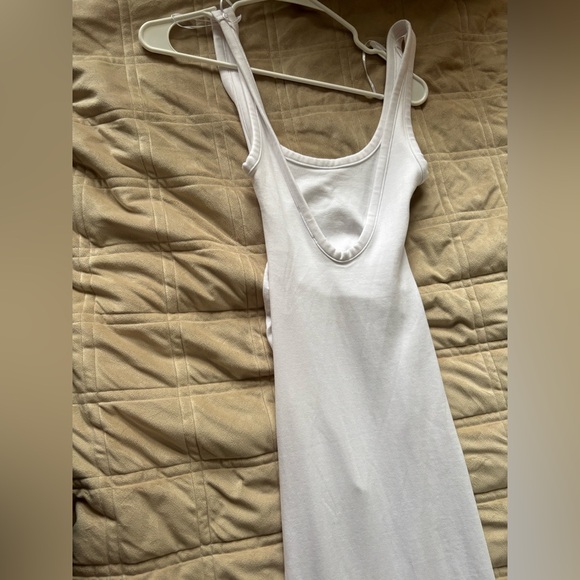 Zara White Sleeveless Maxi Dress - Picture 6 of 7